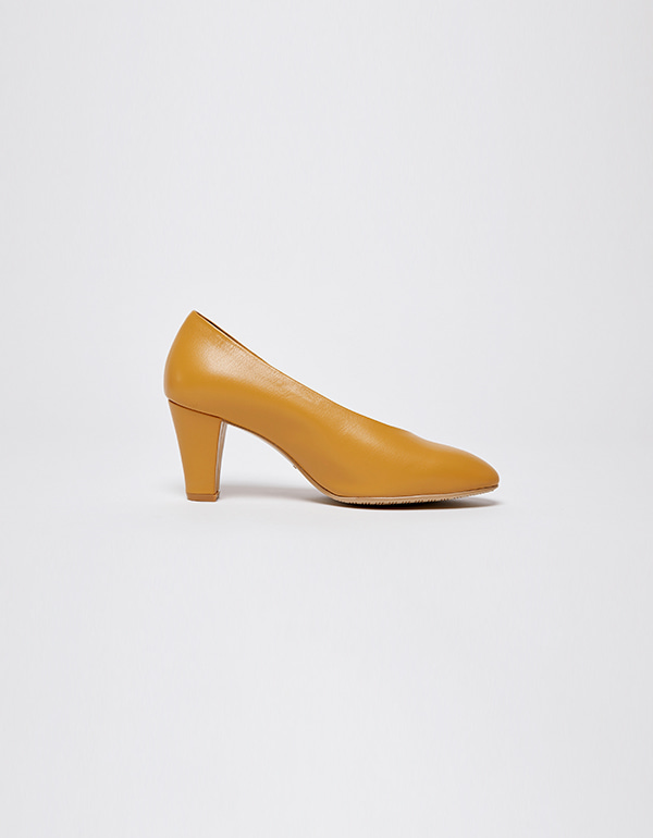 Soft sheep middle heel (Mustard)